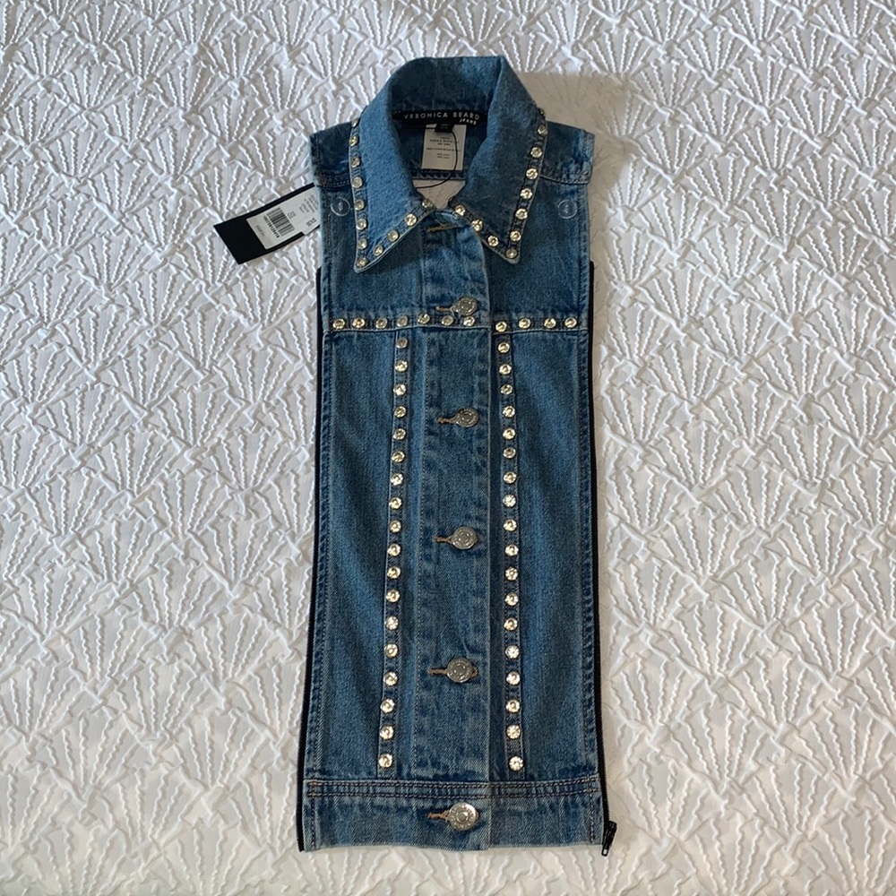 Veronica Beard Jeans Dickie w/Rhinestones